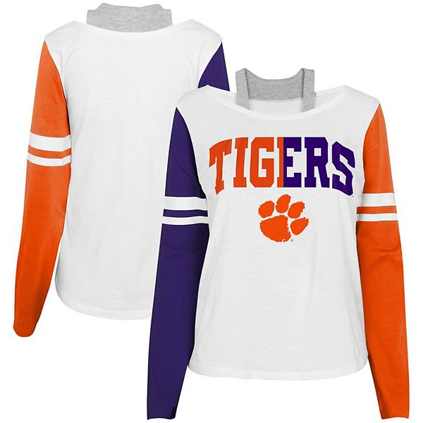 white long sleeve clemson shirt