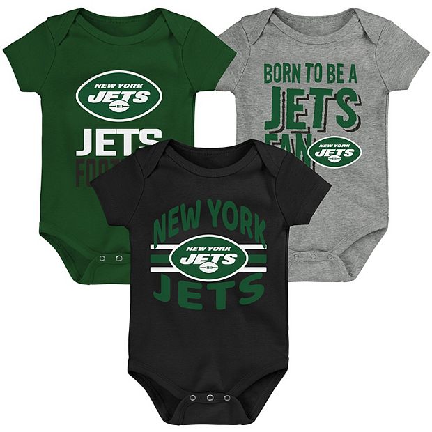 Newborn & Infant Heathered Gray Green Bay Packers Little Fan Bodysuit