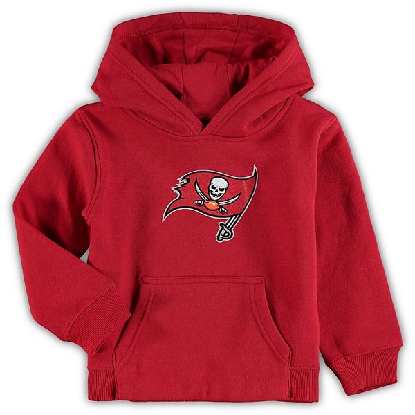 Toddler Red Tampa Bay Buccaneers Team Logo Pullover Hoodie