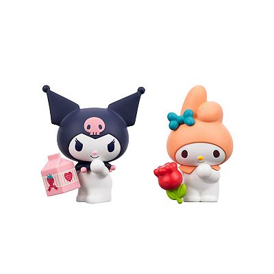 Kuromi & My Melodyフィギュアセット2個 Hello Kitty And Friends My Melody & Kuromi Tropical Party Vinyl