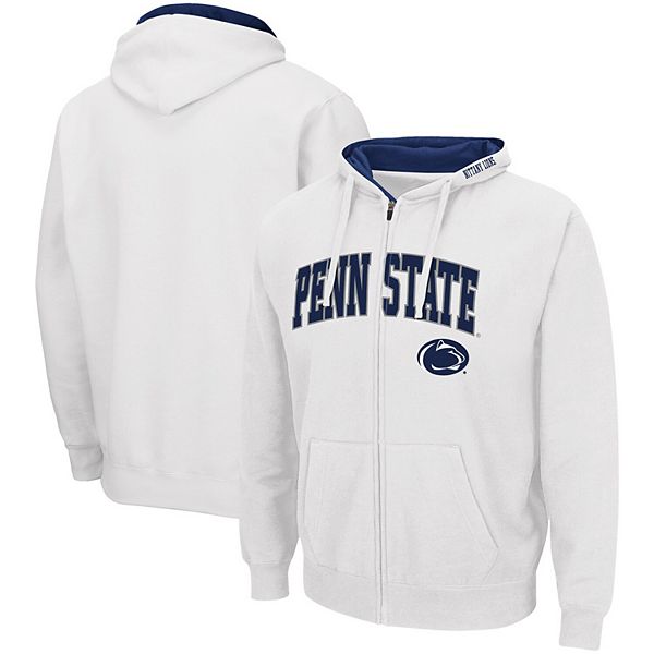 Men's Colosseum White Penn State Nittany Lions Arch & Logo 3.0 Full-Zip ...