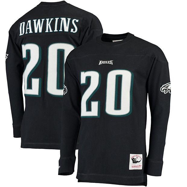 Philadelphia Eagles Brian Dawkins Mitchell &Ness Long Sleeve Shirt L NFL