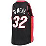 Men's Mitchell & Ness Shaquille O'Neal Black Miami Heat Big & Tall 2005-06 Hardwood Classics Swingman Jersey