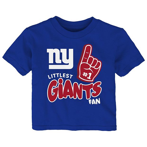 Infant Royal New York Giants Littlest Fan T-Shirt