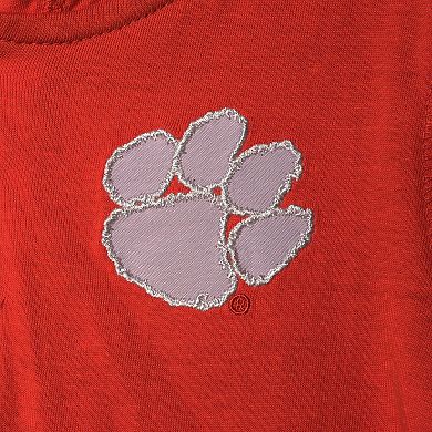 Toddler Colosseum Orange/Heathered Gray Clemson Tigers Poppies Hoodie and Sweatpants Set