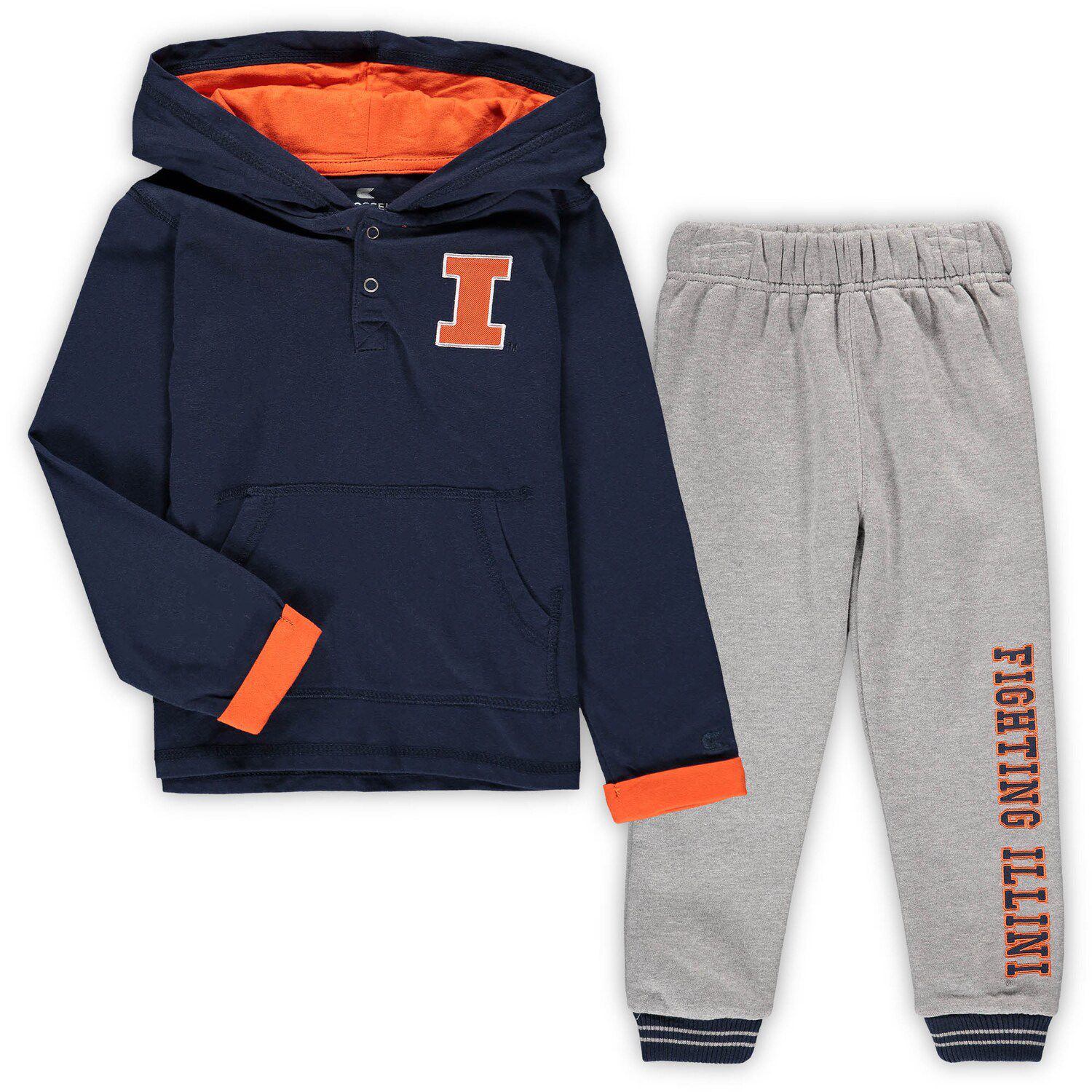 Toddler Brown/Heathered Gray Cleveland Browns Fan Flare Pullover Hoodie and  Sweatpants Set