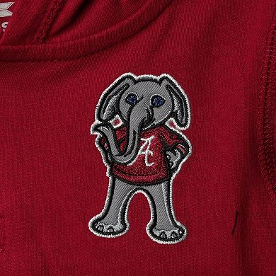 Toddler Colosseum Crimson/Heathered Gray Alabama Crimson Tide Poppies Hoodie and Sweatpants Set