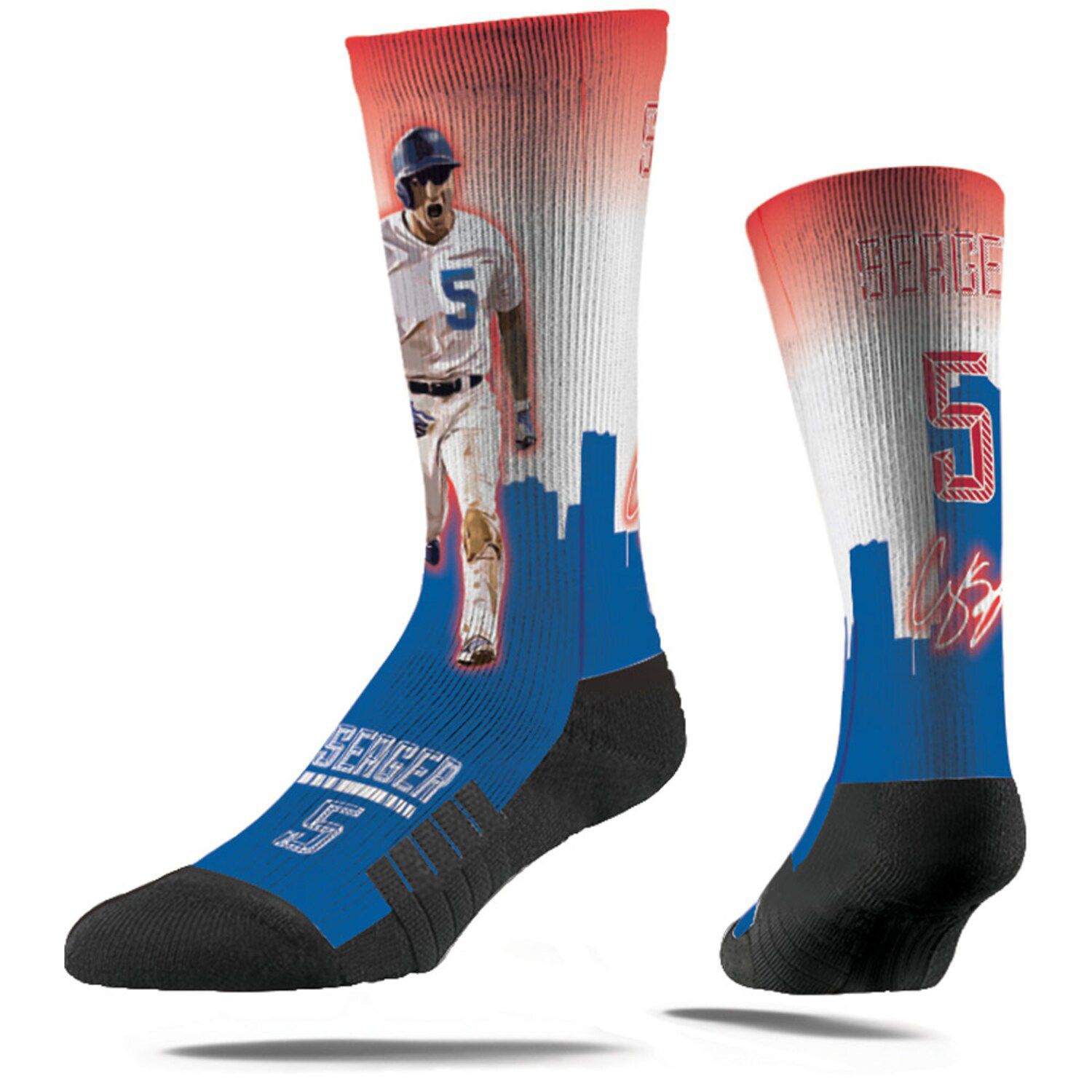 Image for Unbranded Youth Strideline Corey Seager Los Angeles Dodgers Hometown Hero Crew Socks at Kohl's.