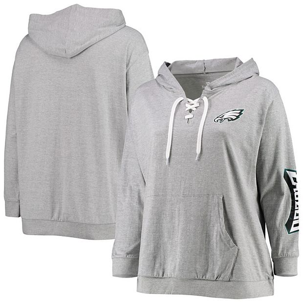 NFL Team Apparel Little Girls' Philadelphia Eagles True Fan Pullover Hoodie