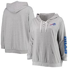 Women's WEAR by Erin Andrews Heathered Gray Buffalo Bills Full-Zip Hoodie