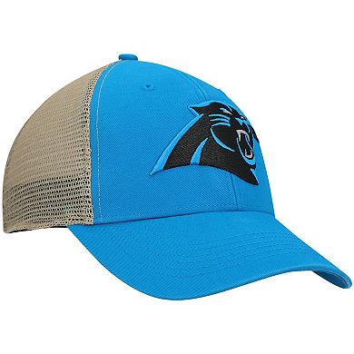 Men's '47 Blue/Natural Carolina Panthers Flagship MVP Trucker Snapback Hat