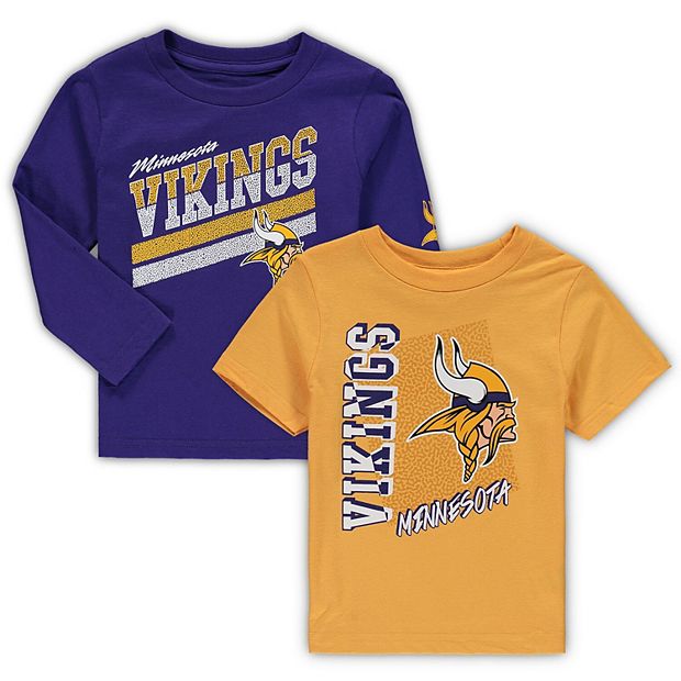 Minnesota Vikings Neutral Colour Logo Crew Sweatshirt - Mens - Big & Tall