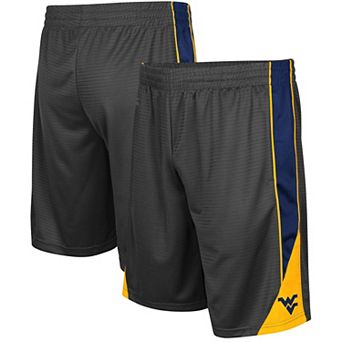 Men's Colosseum Charcoal West Virginia Mountaineers Team Turnover Shorts