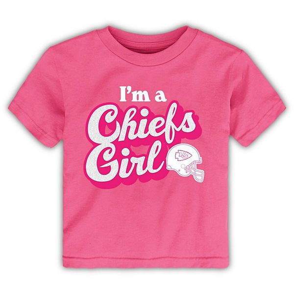 Kansas City Chiefs T-shirts Toddler & Youth Tees Girls 