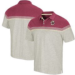 Men's Colosseum Heathered Gray Boston College Eagles Arch & Logo Tackle  Twill Pullover Sweatshirt