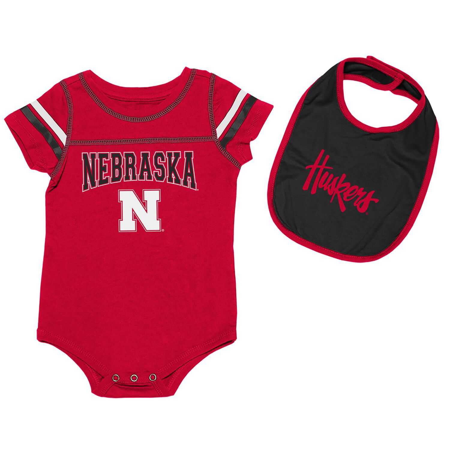 Girls Infant Black Ball State Cardinals Sleeveless Ruffle Bodysuit