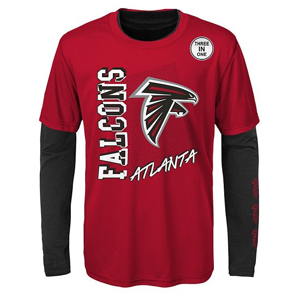 Men's Fanatics Branded White Atlanta Falcons Team Lockup Logo T-Shirt