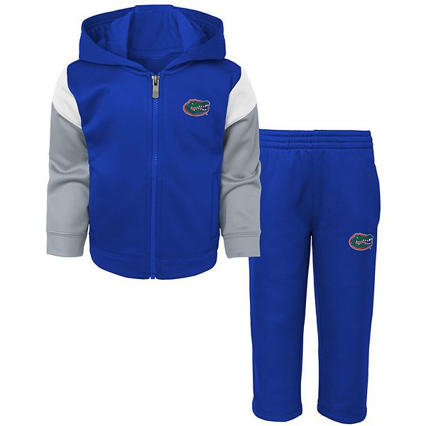 Toddler Royal Florida Gators Fleece Full-Zip Hoodie and Pants Set