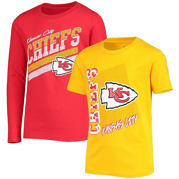 Preschool Red/Gold Kansas City Chiefs For The Love Of The Game T-Shirt  Combo Set