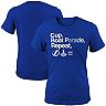 Girls Youth Blue Tampa Bay Lightning Back-to-Back Stanley Cup Champions Parade T-Shirt