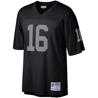 Men s Mitchell Ness Jim Plunkett Black Las Vegas Raiders Retired Player Legacy Replica Jersey