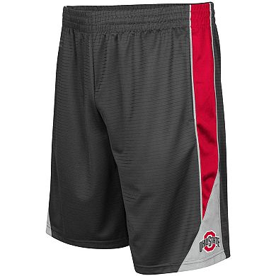 Men's Colosseum Charcoal Ohio State Buckeyes Team Turnover Shorts