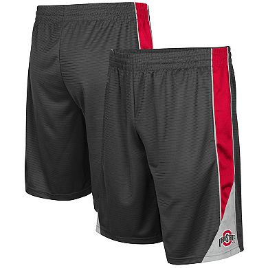 Men's Colosseum Charcoal Ohio State Buckeyes Team Turnover Shorts