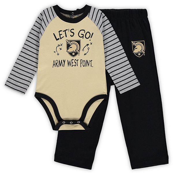 Infant/Toddler Raglan Army Black Knights Hoodie and Pant Set