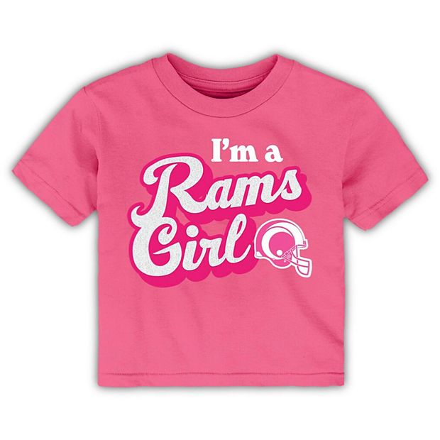 Los Angeles Rams Crop Top Womens T-shirt, Fan Gear Gift, Game Day Shirt