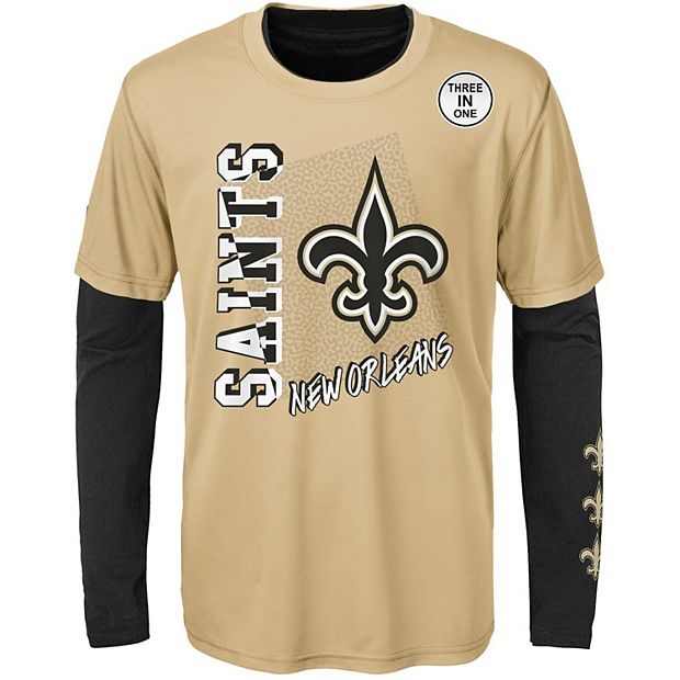 New Orleans Saints Home Team Adaptive T-Shirt - Black