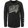 Preschool Black/Vegas Gold New Orleans Saints For The Love Of The Game T-Shirt Combo Set