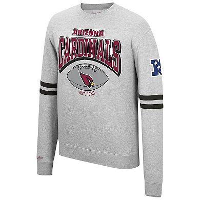 Men's Mitchell & Ness Heathered Gray Arizona Cardinals Allover Print ...