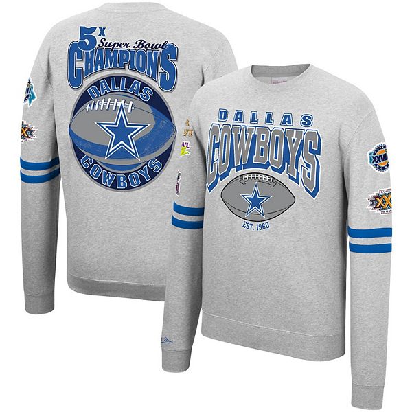 All Over Print Fleece Crew Dallas Cowboys