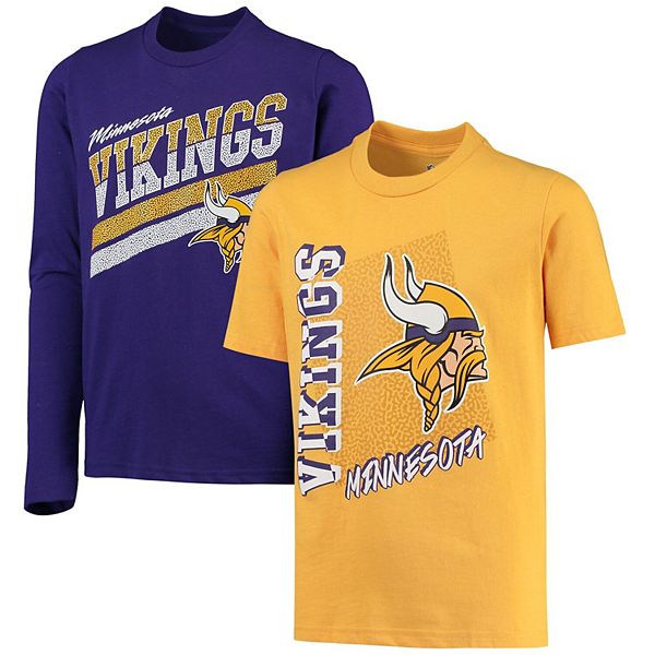 Outerstuff Men's Purple Minnesota Vikings Record Setter T-Shirt Size: Small