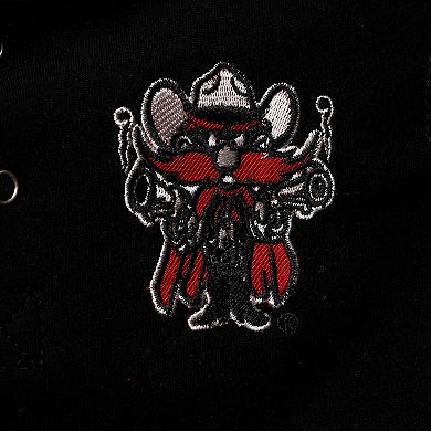 Toddler Colosseum Black/Heathered Gray Texas Tech Red Raiders Poppies Hoodie and Sweatpants Set