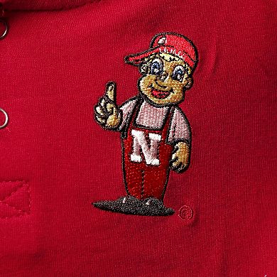 Toddler Colosseum Scarlet/Heathered Gray Nebraska Huskers Poppies Hoodie and Sweatpants Set