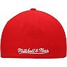 Men's Mitchell & Ness Red Houston Rockets Hardwood Classic Team Ground Fitted Hat
