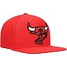 Men's Mitchell & Ness Red Chicago Bulls Warp Snapback Hat