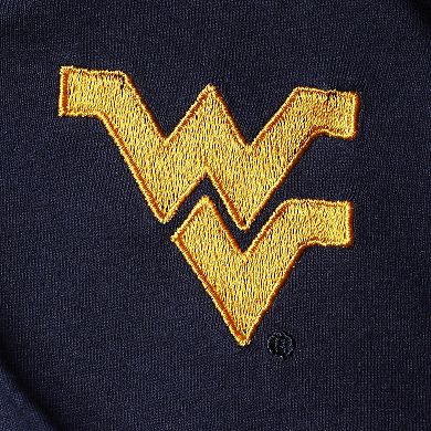 Toddler Colosseum Navy/Heathered Gray West Virginia Mountaineers Poppies Hoodie and Sweatpants Set