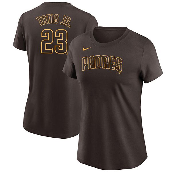 Nike Women's San Diego Padres Fernando Tatis Jr. #23 Brown T-Shirt