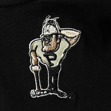 Toddler Colosseum Black/Heathered Gray Purdue Boilermakers Poppies Hoodie and Sweatpants Set