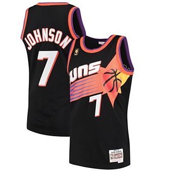 Men's Mitchell & Ness Kevin Johnson Black Phoenix Suns 1996-97 Hardwood Classics Swingman Jersey