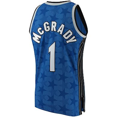 Men's Mitchell & Ness Tracy McGrady Blue Orlando Magic Hardwood Classics Swingman Jersey