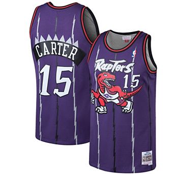 Men's Mitchell & Ness Vince Carter Purple Toronto Raptors Hardwood Classics Swingman Jersey