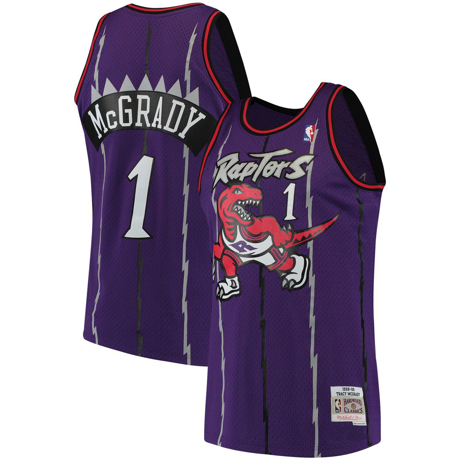 Infant Mitchell & Ness Tracy McGrady Purple Toronto Raptors 1998/99  Hardwood Classics Retired Player Jersey 