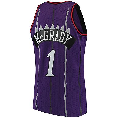 Men's Mitchell & Ness Tracy McGrady Purple Toronto Raptors Hardwood Classics Swingman Jersey