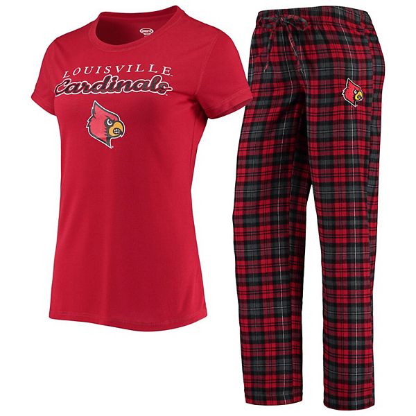 Louisville Cardinals Men's Concepts Sports All Over Print Pajama Pants