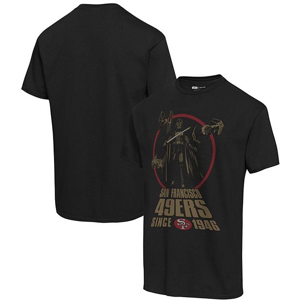 Men's Junk Food Black San Francisco 49ers Star Wars Empire