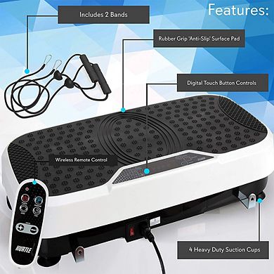 Hurtle HURVBTR36 Vibration Plate Machine for Home Body Exercise Workout Training