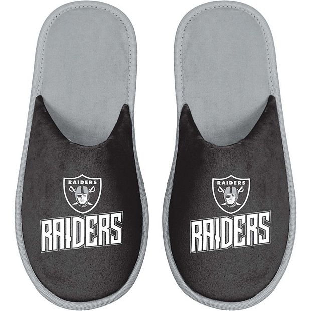 FOCO Men's Las Vegas Raiders Slip on Slippers